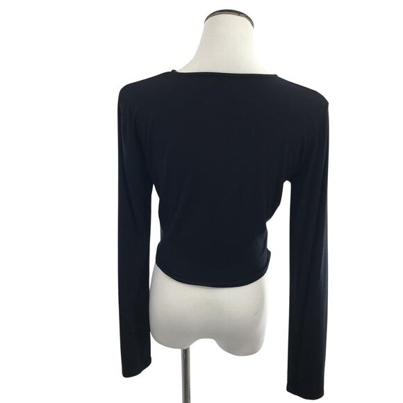 Good hYOUMAn x Cycle Bar Be Different Black Cutout Crop Top - Picture 5 of 9